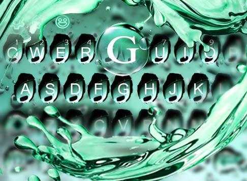 Water Drop Keyboard Theme screenshot 3