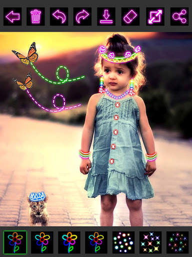 Glow Draw Photo Editor screenshot 5