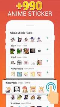 Anime Stickers for WhatsApp (WASticker Apps) screenshot 2