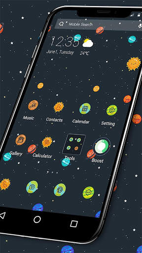 Cute Universe APUS Launcher Theme screenshot 4