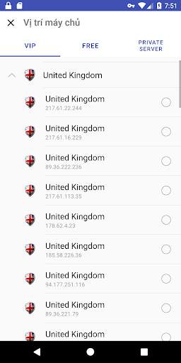 VPN Một lần nhấp chuột screenshot 4