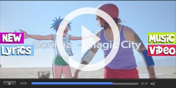 Songs Collection Gorillas - Lyrics Music Video screenshot 1