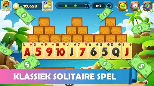 Solitaire TriPeaks -kaartspell screenshot 1