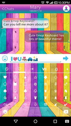 Sweet Rainbow Emoji Keyboard screenshot 3