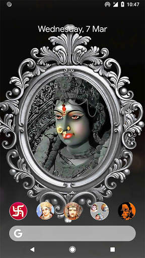 Maa-Durga Live Wallpaper 1 تصوير الشاشة