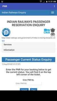 Pnr status train ticket screenshot 4