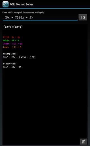 FOIL Method Solver (FREE) screenshot 4