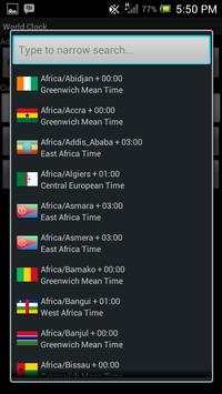 World Clock screenshot 1