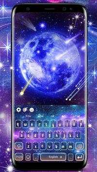 Live Galaxy Keyboard Theme screenshot 2