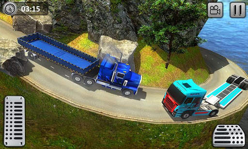 Bergauf Gold Transporter LKW fahren screenshot 6