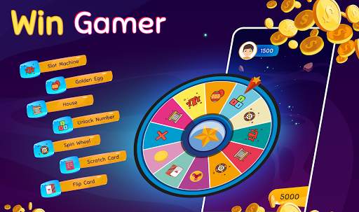 Win Gamer - Play Games & win game money for robux स्क्रीनशॉट 1