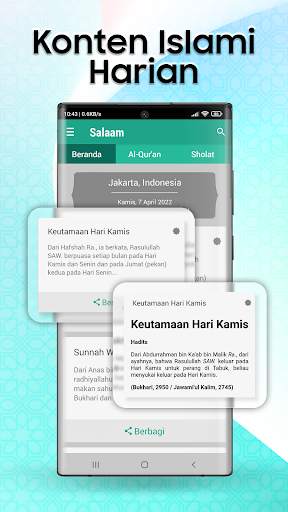 Salaam: Quran & Prayer Times скриншот 1