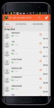 Free auto call recorder 2018 screenshot 1