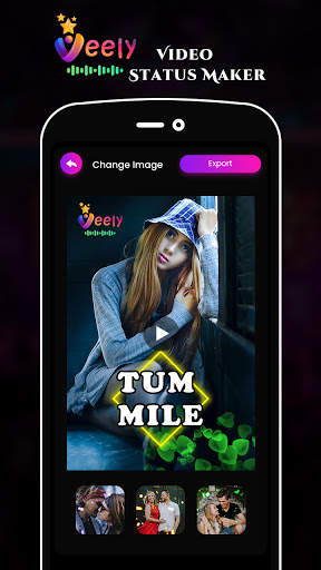 Veely - Lyrical Video Status Maker screenshot 4