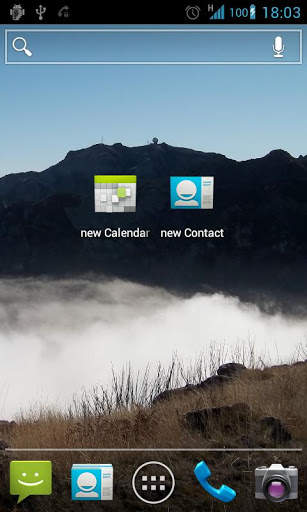 Shortcuts new Event/Contact screenshot 3