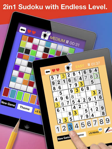 Soduku 2in1 classic logic game screenshot 6
