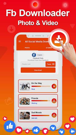 All Social Media Video Downloader - Save Videos screenshot 1