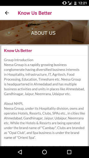 Neesa Hospitality screenshot 3