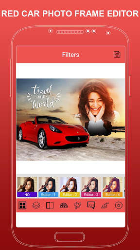 Red Car Photo Frame Photo Editor screenshot 5