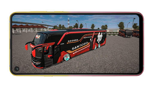Mod Bussid BUS Ceper Full Racing screenshot 3