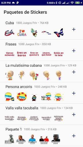 Stickers Cubanos para WhatsApp screenshot 1
