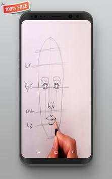 Face Drawing Step by Step скриншот 2