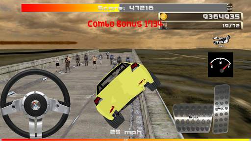 Zombie VS Car - 3D simulator स्क्रीनशॉट 7