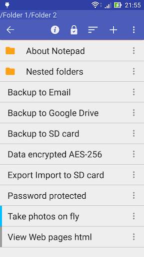 Notepad with password FREE screenshot 2