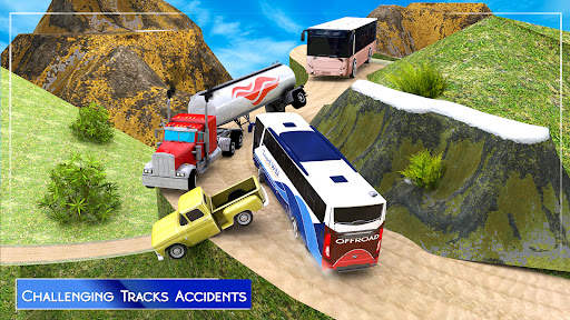 Bus Driving Offroad Simulator screenshot 1