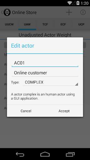 Use Case Points App screenshot 7