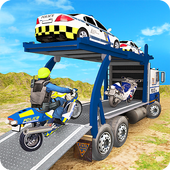 Police Truck for Transport adventure Game icon
