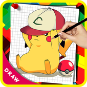 How to draw pokemons icon