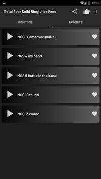 Metal Gear Solid Ringtones Free screenshot 3