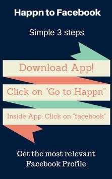 Happn to Facebook Search screenshot 2