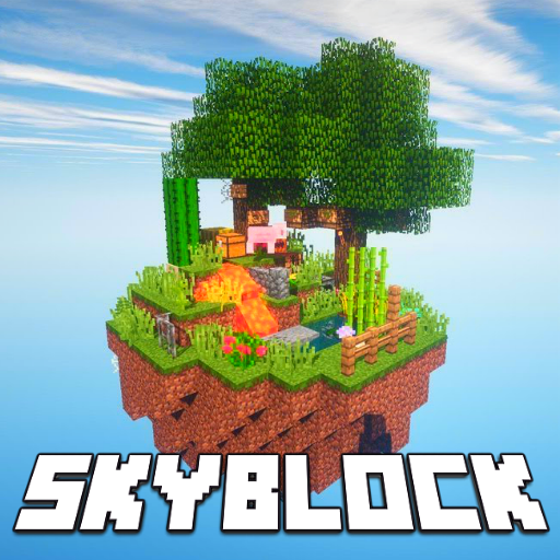 Sky Block Maps and One Block S icon
