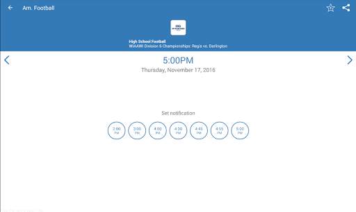 Live Sports TV Listings Guide 9 تصوير الشاشة