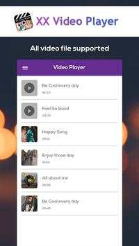 XXX Video Player - HD Video Player 3 تصوير الشاشة