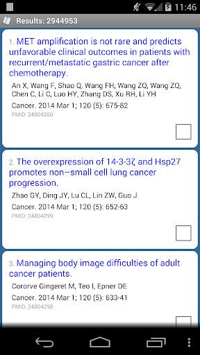 PubMed Mobile screenshot 3