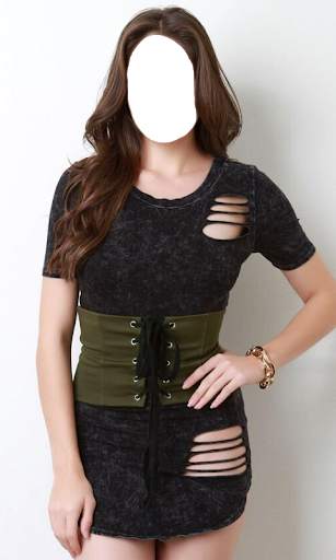 Women Bodycon Fashion Photo Suit screenshot 2