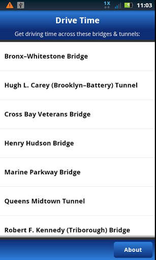 MTA Drive Time screenshot 1