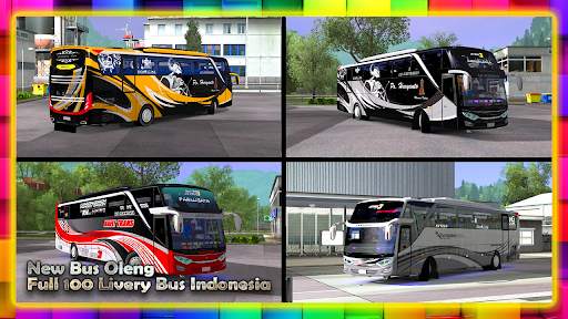 New Bus Oleng - Full 100 Livery Bus Indonesia screenshot 1