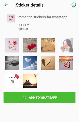 beautiful romantic stickers for whatsapp screenshot 8