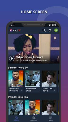 nvivoTV - TV Shows,Originals,Movies - Mobile App screenshot 1
