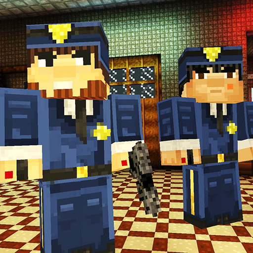 Pixel Police Gun Offline icon