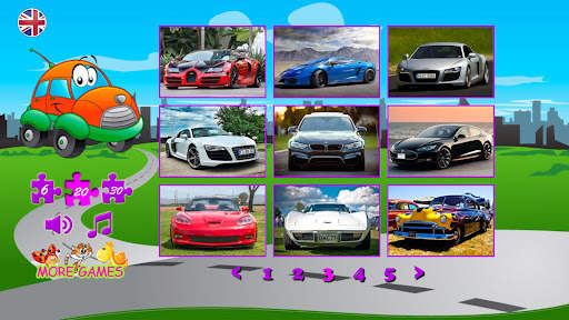 Puzzles cars screenshot 2