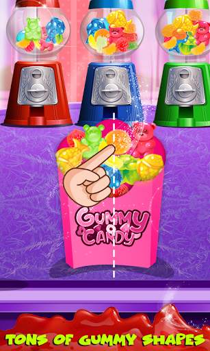 Color Rainbow Sweet Gummy Candy Maker Game screenshot 5
