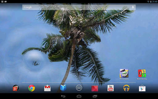 Water Touch Parallax Live Wallpaper screenshot 3