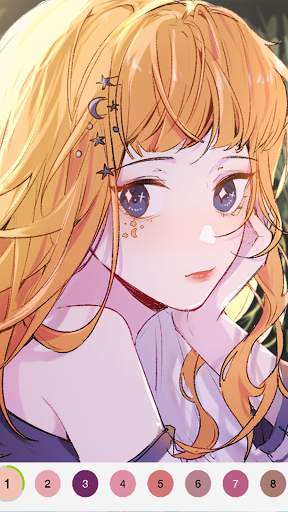 Paint Anime - Color By Number screenshot 1