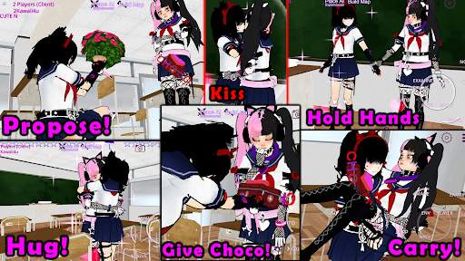 SchoolGirl AI 3D Anime Sandbox screenshot 3