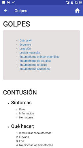 Primeros Auxilios CES screenshot 2